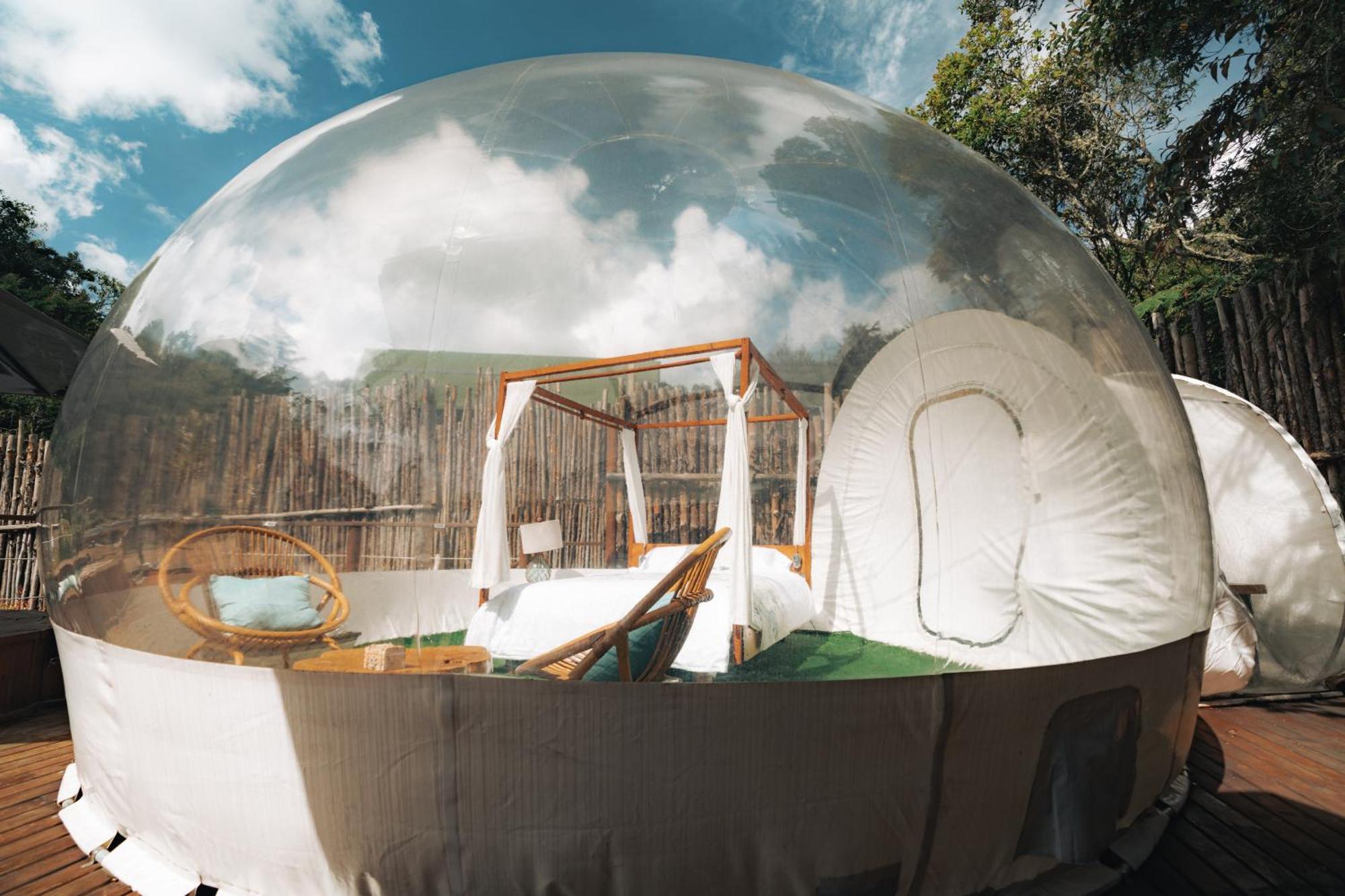 Готель Bubblesky Glamping 15 Min From Medellin Ріонегро Екстер'єр фото