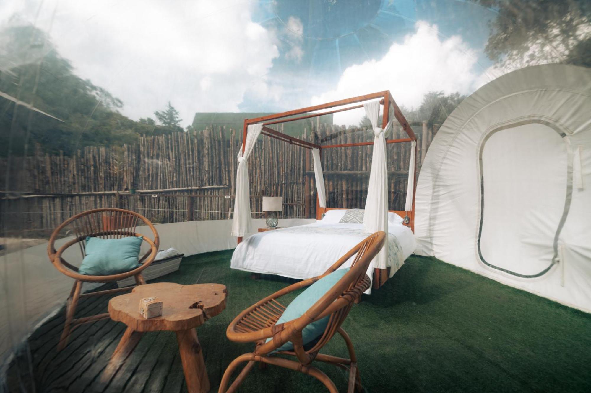 Готель Bubblesky Glamping 15 Min From Medellin Ріонегро Екстер'єр фото