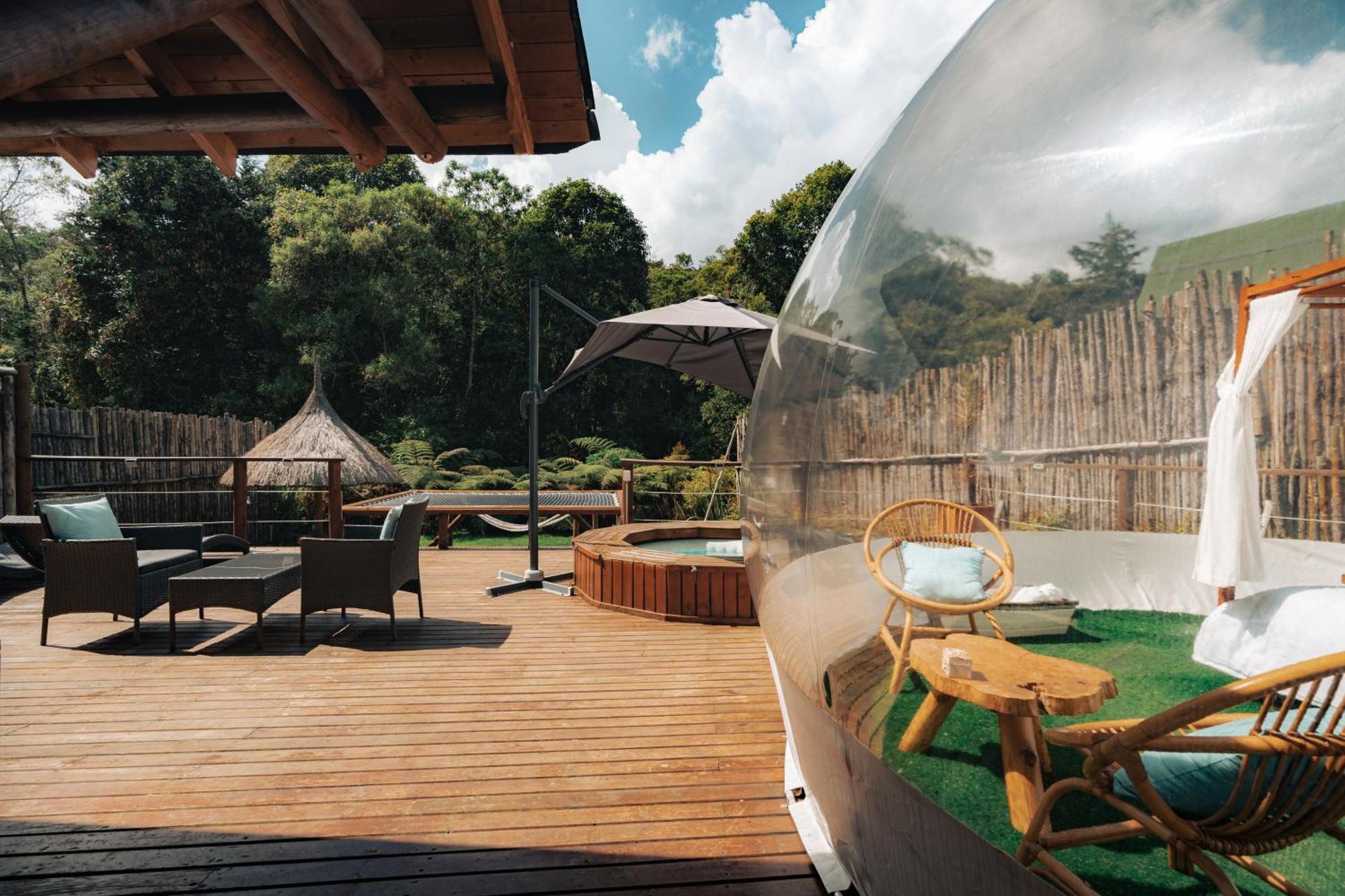 Готель Bubblesky Glamping 15 Min From Medellin Ріонегро Екстер'єр фото
