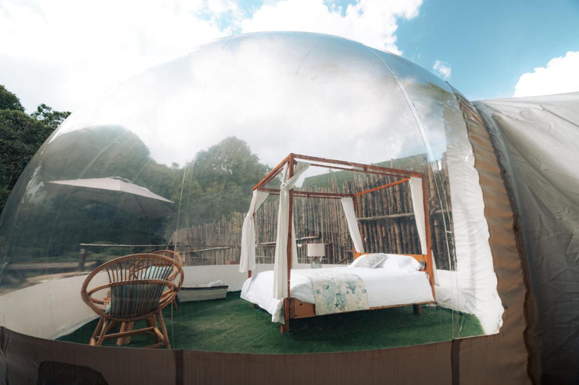 Готель Bubblesky Glamping 15 Min From Medellin Ріонегро Екстер'єр фото