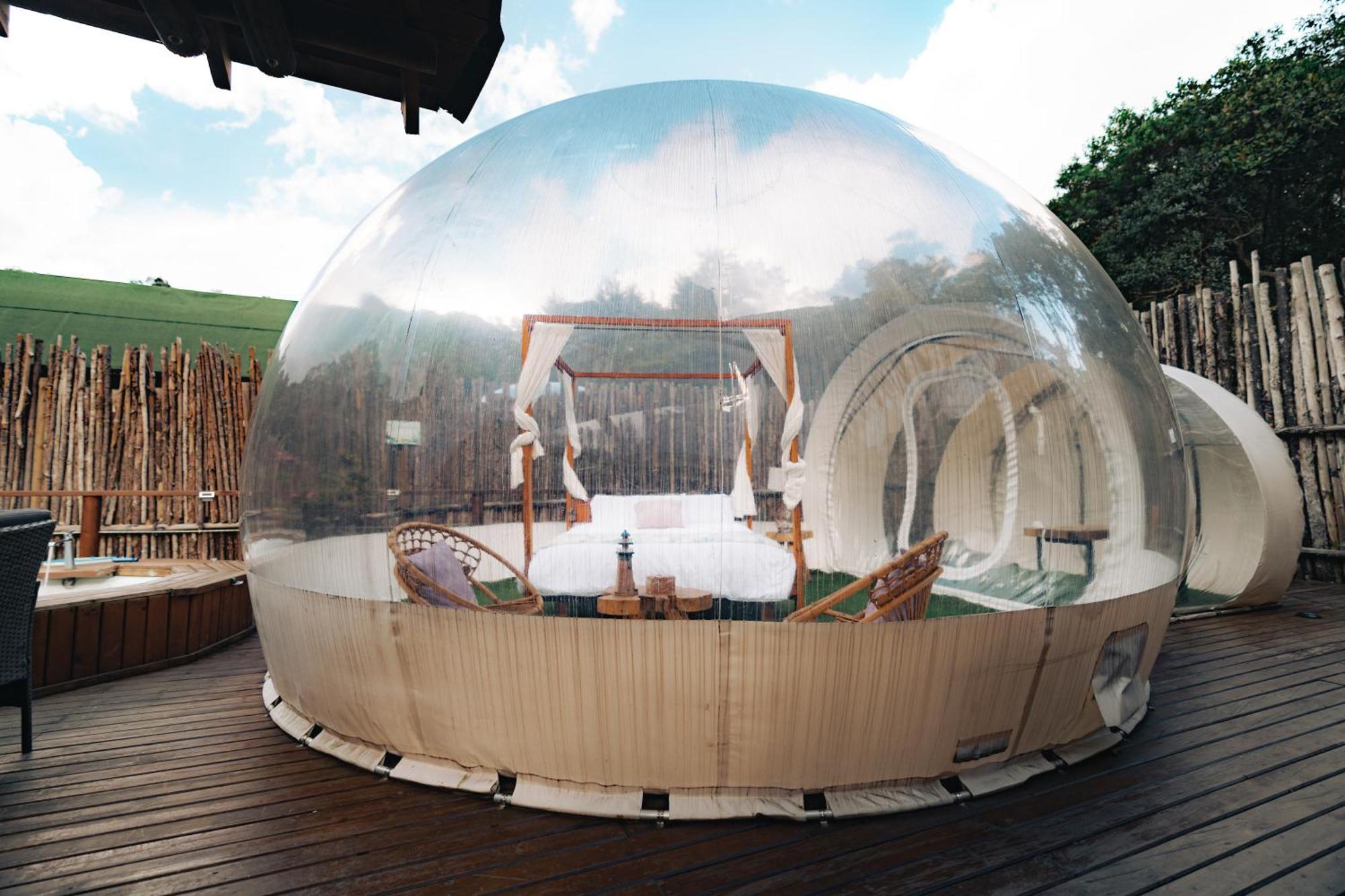 Готель Bubblesky Glamping 15 Min From Medellin Ріонегро Екстер'єр фото