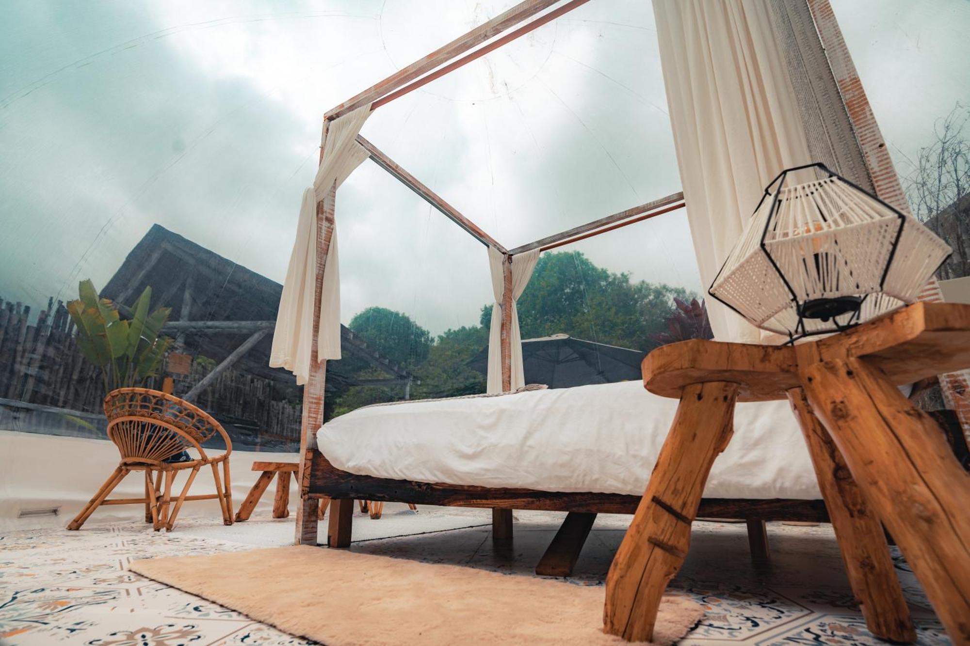Готель Bubblesky Glamping 15 Min From Medellin Ріонегро Екстер'єр фото