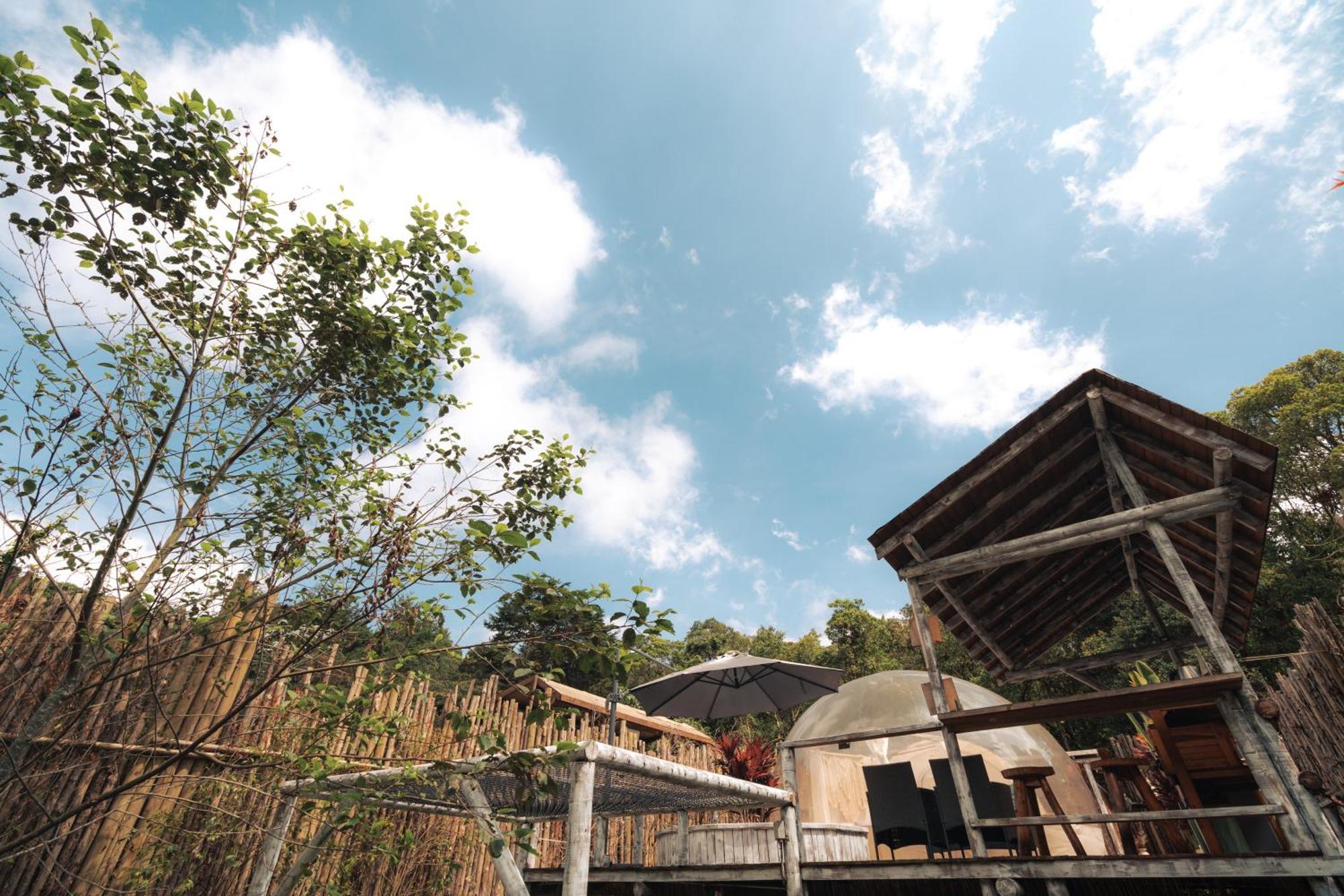 Готель Bubblesky Glamping 15 Min From Medellin Ріонегро Екстер'єр фото