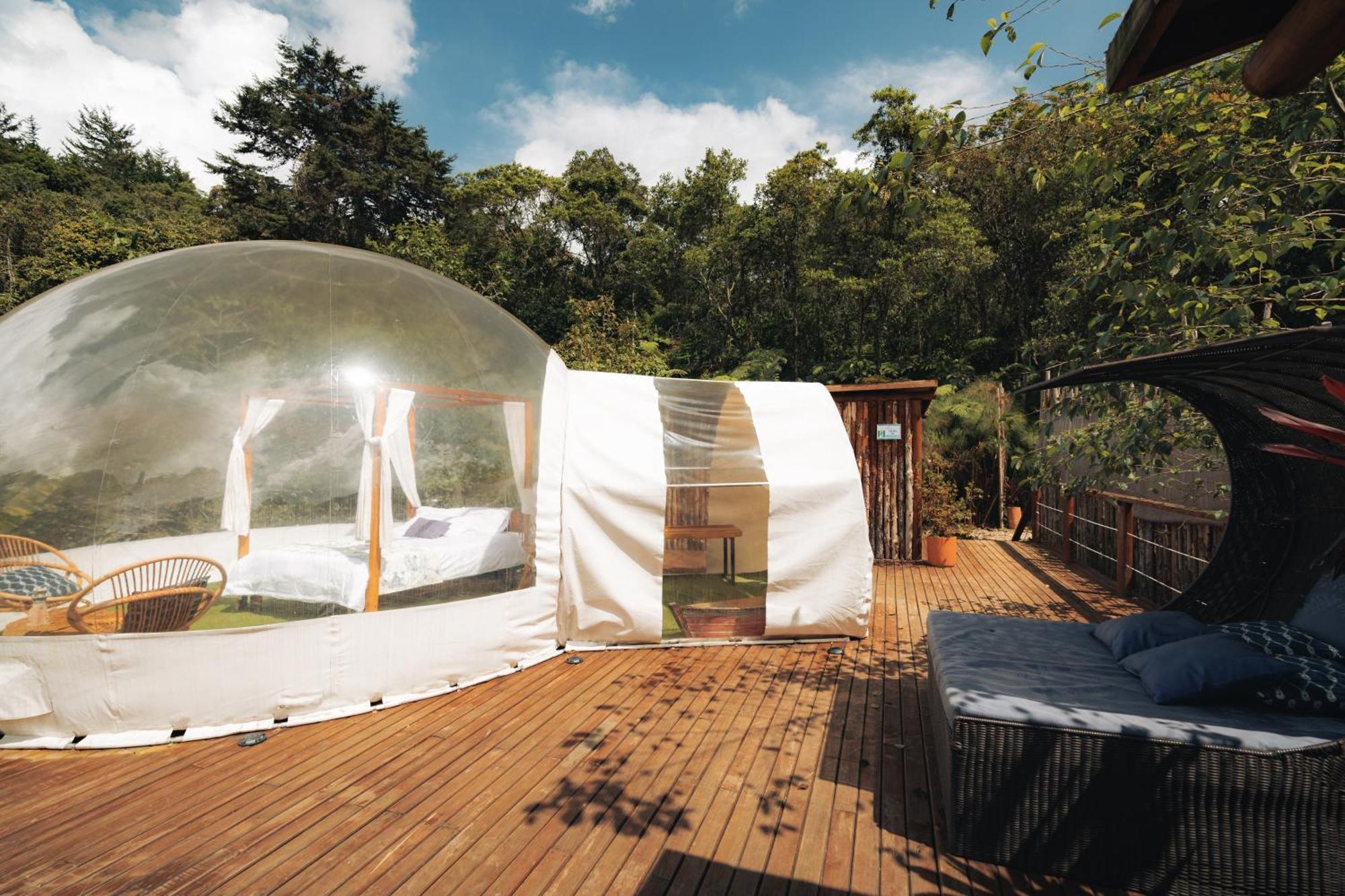 Готель Bubblesky Glamping 15 Min From Medellin Ріонегро Екстер'єр фото