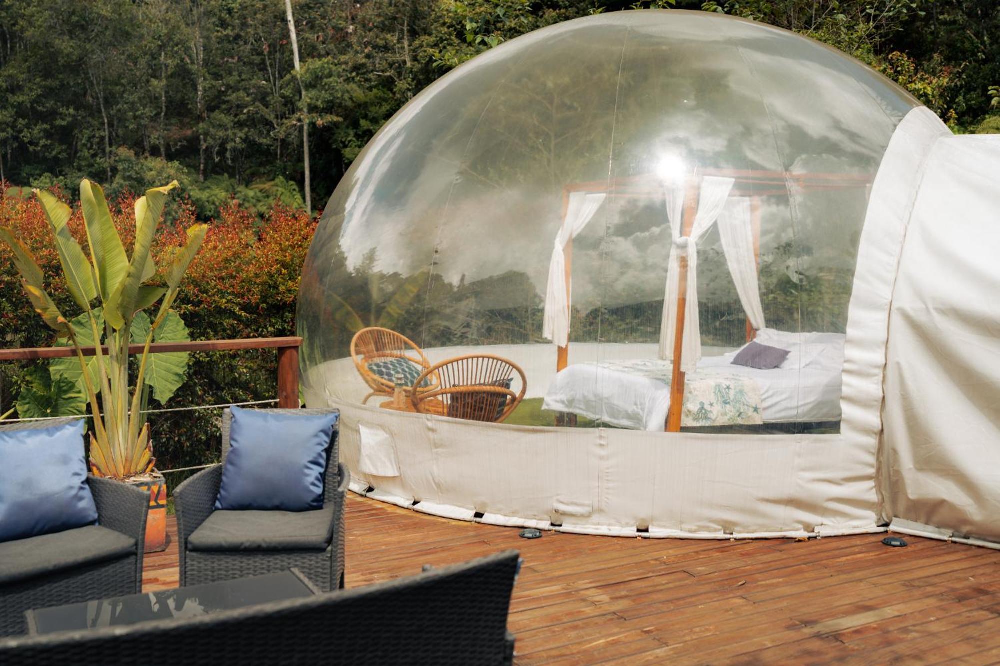 Готель Bubblesky Glamping 15 Min From Medellin Ріонегро Екстер'єр фото